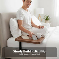 Clamping Bed Frame Tray Space-Saving Bedside Shelf Multi-Functional for Students