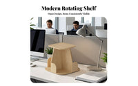 Rotating Bookshelf 360-Degree Rotation Rotating Bookshelf Multi-Tier Multi-Tier