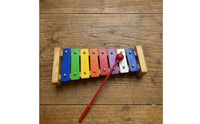 Clear Note Markings Xylophone with Mallets Wooden Xylophone with Mallet Stable Metallophone Long-Lasting for Classroom