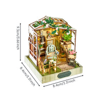Miniature Room Display with Base Detailed Handcrafted Display Scene Beginner-Friendly Model for Crafters, Cabinet