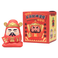 Chinese Trend Five Fortune Gods Figurine Desk Decor