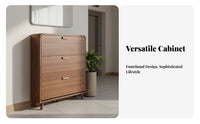 Narrow Wooden Footwear Storage Unit Space-Saving Narrow Shoe Storage Cabinet Large Capacity Household Furniture for Apartment Dwellers, Foyer, Hallway