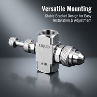 Install Fine Stainless Steel Spray Head, Adjustable Stainless Steel Misting Nozzle, Stainless Steel  - Image 9