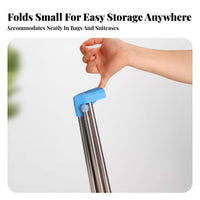 Foldable three-leggedod Drying Rack Floor-Standing Portable Garment Stand for Balcony