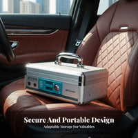 Portable currency Safe sturdy 3-digit code securing mechanism securing mechanism Safe Box Anti for Shop, Students