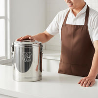 Stainless Steel Insulated Barrel Leak-Resistant Insulated Soup Container Professional Soup Container Easy to Clean for Caterers