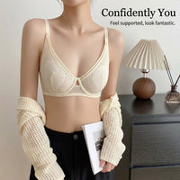 Work and Loungewear Full Coverage Bra for Plus Size Women, Lightweight Nylon Minimizer with Soft Underwire Support