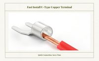 U-Shaped Copper Crimp Terminal