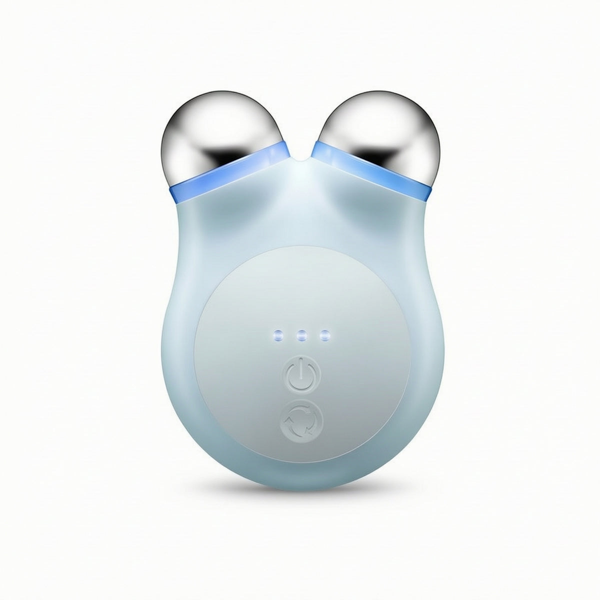 Portable V-Shaped Massager with Roller Heads Compact Facial Massage Roller Gentle V-Shaped Face Massager Ergonomic for Travel