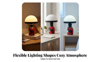 Sculptural Fungus-Shaped Table Lamp Decorative Fungus-Shaped Night Light