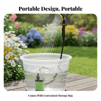 Repowerable Shower Pump Kit Portable Outdoor Gear adaptable for explorers, Pet Owners, Dormitory, Outdoors, Car Washing