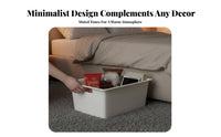 Underbed container with casters flat-design Design Household Storage adaptable