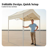 Foldable Market Stall Rainproof Instant-Setup Event Tent Waterproof Commercial Canopy for Businesses, Homeowners Markets, Commerce Shows, Parties