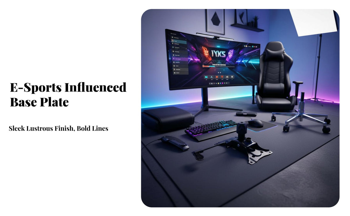 Chair Tilt Mechanism Easy Installation Gaming Chair Replacement Base Wear-Resistant Furniture Hardware
