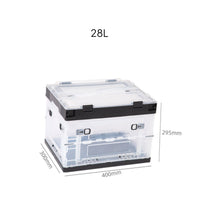 Clear Sideaccessible Bin Easy Reach Collapsible Closet Organizer for Logistics