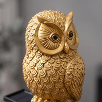 Garden Stake Light with Sunlight Collector Animal Owl Garden Stake Lamp Decorative Owl Ornament for Gardeners, Homeowners, Flower Bed, Lawn