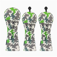 Waterproof PU Golf Wood Headcover Set for Outdoor Sports