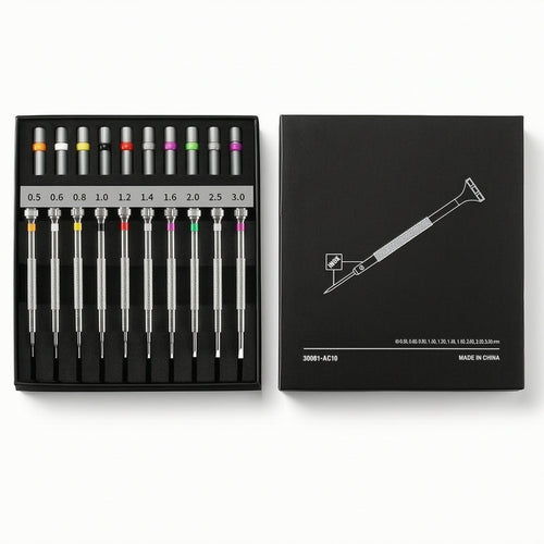 10 Pieces Precision Screwdriver Set with Case Easy-to-Store for Jewelers, DIYers