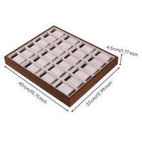 Padded Watch Display Tray Open-Top clothLined Watch Tray