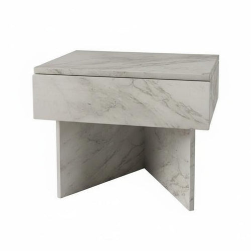Minimalist Design C-Shaped End Table Italian design Nightstand Creative Shape Bedside Cabinet adaptable for Apartment Dwellers, Homeowners, Students, Small Spaces, Living Room, Beside Sofa, Office