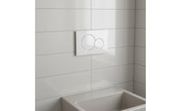 Water-Saving Concealed Cistern Dual Flush Plate Easy to Press Bathroom Hardware for Restroom