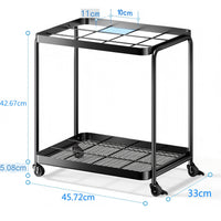 Mobile Storage Cart with Wheels for Blueprints
