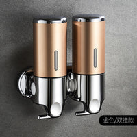 Wall-Mounted 304 Stainless Steel Soap Dispenser, Manual Press, for Hotel Bathroom