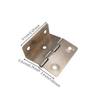 Adjustable Folding Lock Hinge for Cabinets, Triple Fold