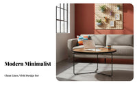 Pebble-Shaped Sofa and Table Modern Design Lounge Set Space-Saving Artistic for Business Owners, two-person households
