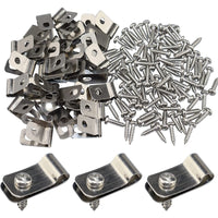 Stainless Steel Wire Clips for Fencing - Attach Wire to Wood or Metal Posts