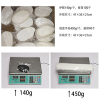 聊天气泡硅胶护腕鼠标垫键盘托腕托掌托护手腕垫白高颜值纯色跨境