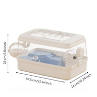 Acrylic Hamster Enclosure Transparent Small Pet Housing Clear Body