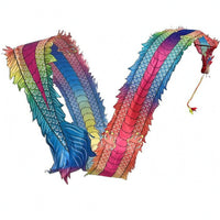 Dragon Dance Head Scale-Patterned Dragon Dance Costume Prop Colorful
