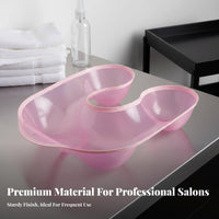 Prevents Dripping Hair Perming Neck Tray Leak-Proof Hair Perming Tray Waterproof for Hairdressers, DIY Enthusiasts, Barber Shop, Home Use