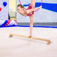 Wooden Balance Beam Training Stand for Gymnastics and Exercise