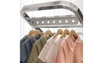 Foldable Clothes Drying Rack Floor-Standing Laundry Drying Rack Heavy-Duty Furniture Large-Capacity for Balcony