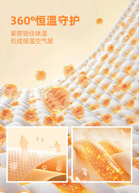 NuJune冬泳温泉连帽斗篷加绒防风保暖外套游泳冲浪潜水浴袍吸水巾