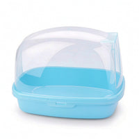 Bathing Enclosure with Clear Cover Translucent for Small Pets, Guinea Pigs