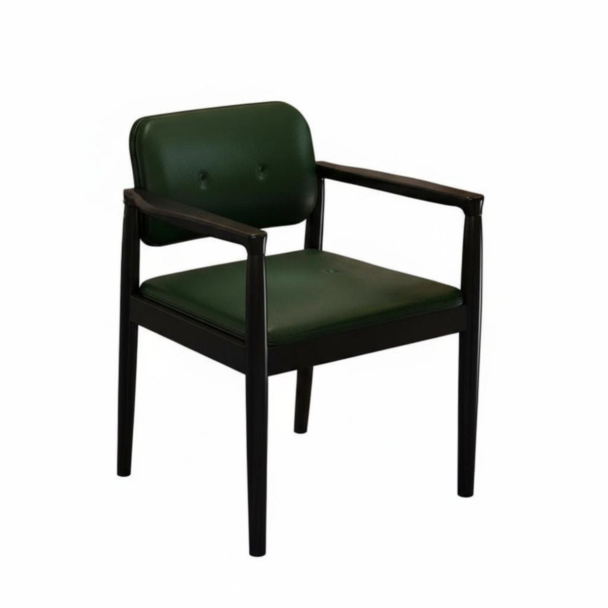 Woven Seat Side Chair Sturdy Wood Frame Dining Seating Ergonomic Rearrest Comfortable for Apartment Dwellers