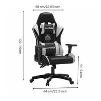 Gaming Chair Headrest Pillow High-Back Gaming Beside the Chair Bolsters Computer Seating for Users, Game Room