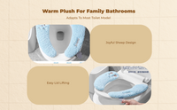 Plush Toilet Seat Cover, Thickened, Home Use