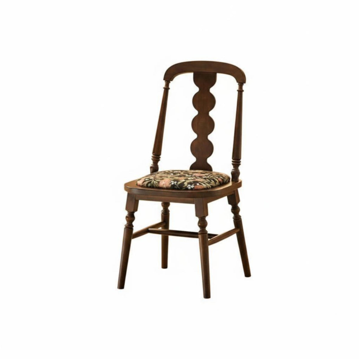 Upholstered Wooden Armchair French design Dining Seat sturdy Wood Frame Easy Assembly for Homeowners, Living Room