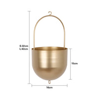 Hanging Basket Planter Nordic Design Suspended Plant Basket Easy to Hang