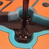 Kayak Motor Mount Bracket  Easy Installation Electric Electric Fishing Propulsion Unit Bracket Powder-Coated Finish Marine Equipment