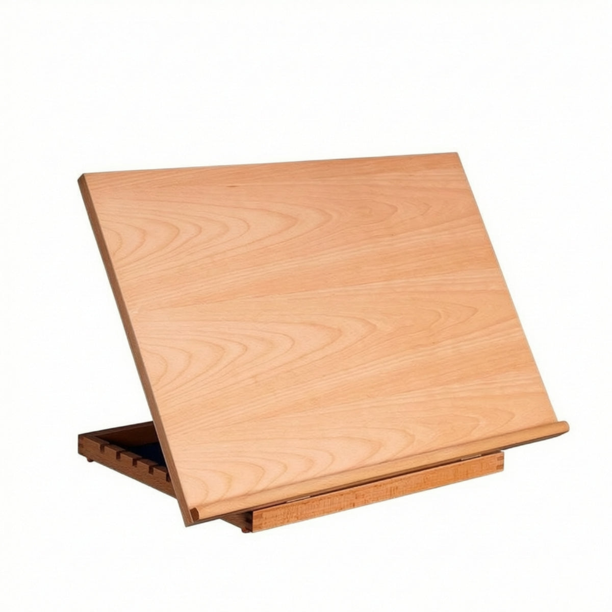 Table Top Easel Beechwood Desktop Painting Surface Portable Wooden Easel with Shelf for Artists, Studio, Classroom