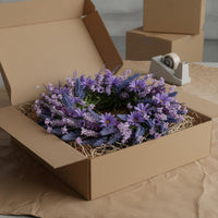 Artificial Flower Wreath Authentic-Looking Look Spring Flower Wreath All Household Decoration for Wall