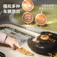 跨境儿童赛车闯关大冒险模拟开车避障闯关游戏机儿童益智桌面玩具