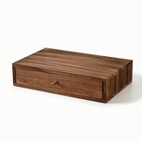 Caja De Almacenamiento De Escritorio Con Cajones Compacto Wooden Storage Box