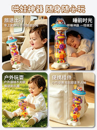 跨境新款儿童飞碟闯关发射塔益智闯关大作战亲子互动婴儿玩具