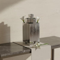 Stainless Steel Vase High-End Look Mirror Vase for Bedroom